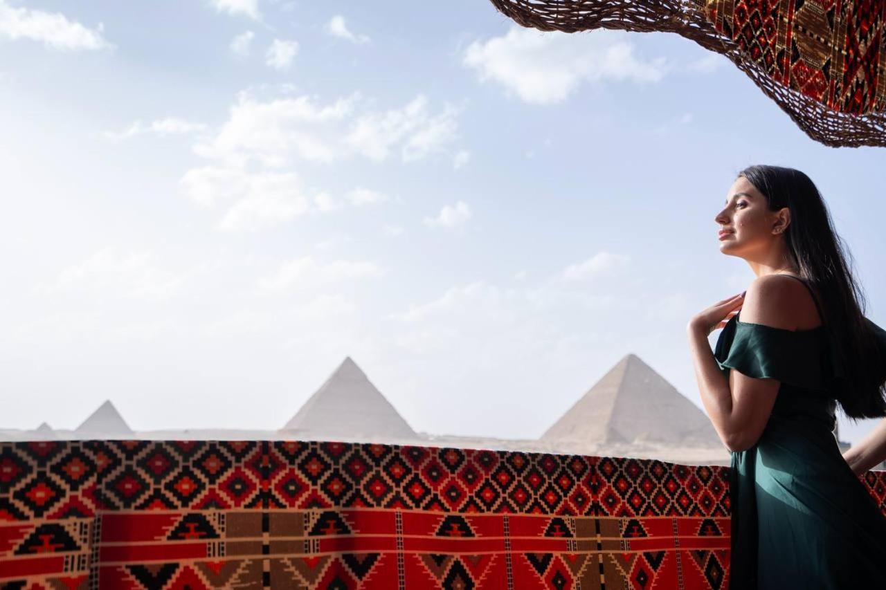 Majestic View Pyramids Inn Kafret el-Gabal Exterior foto