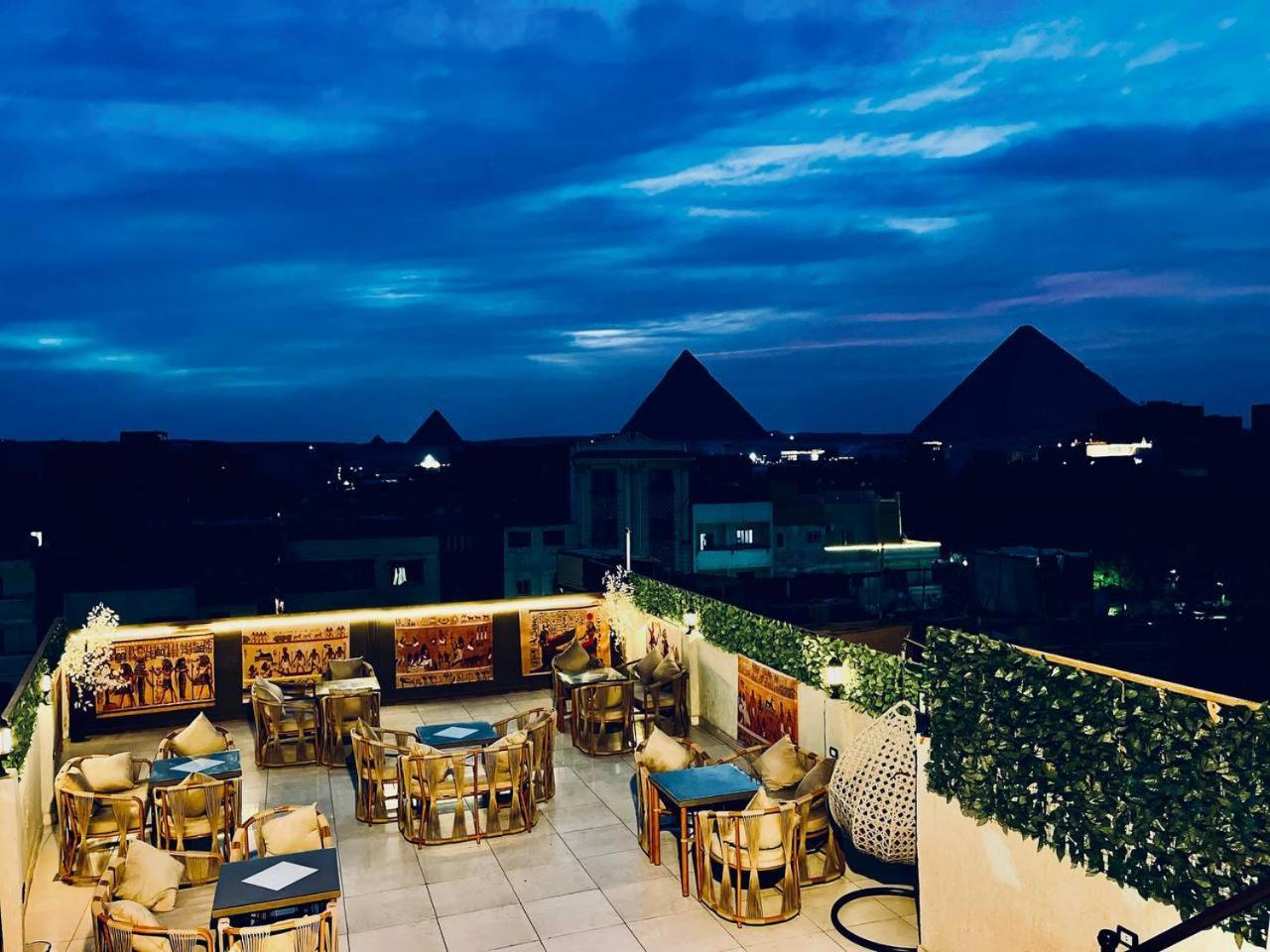 Majestic View Pyramids Inn Kafret el-Gabal Exterior foto